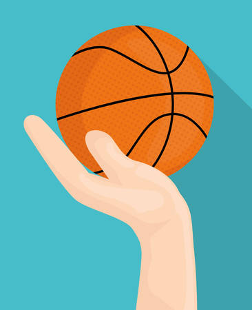 Sport design over blue background, vector illustration.のイラスト素材