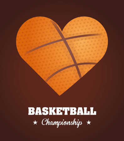 Sport design over brown background, vector illustration.のイラスト素材