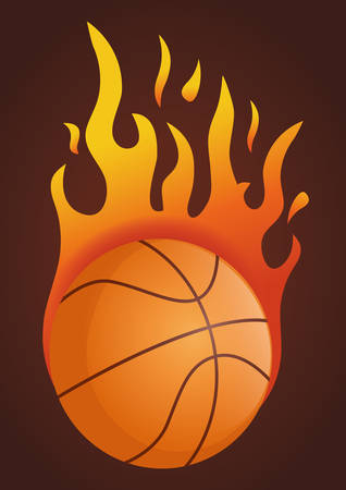 Sport design over brown background, vector illustration.のイラスト素材