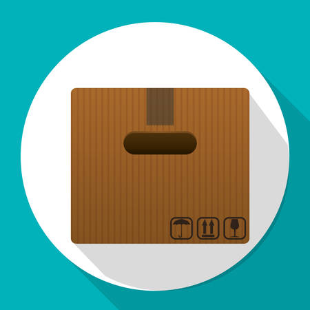 Free delivery design over blue background, vector illustrationのイラスト素材