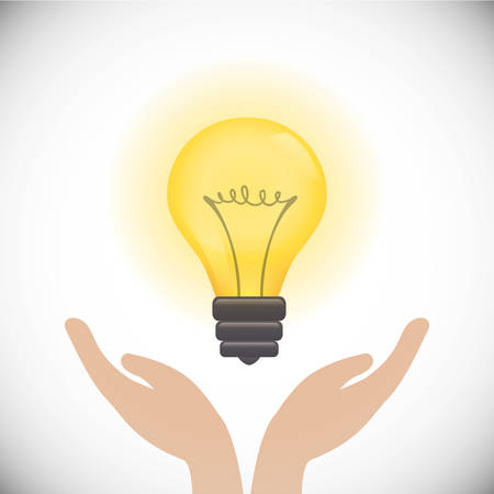 Think different design over white background, vector illustrationのイラスト素材