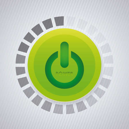 Power design over gray background, vector illustration.のイラスト素材