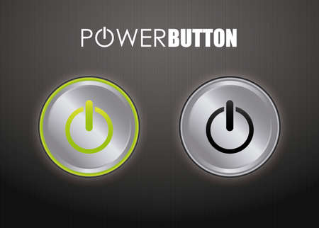 Power design over black background, vector illustration.