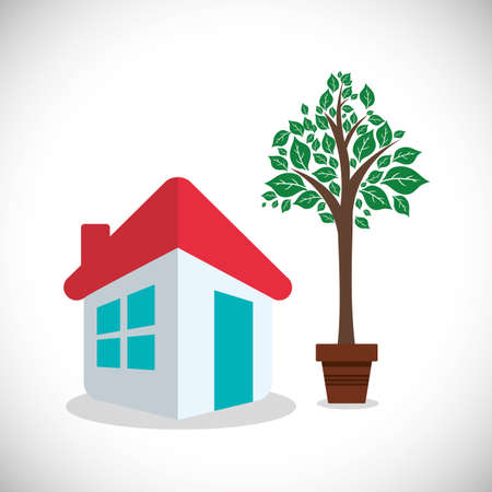 Gardening design over white background, vector illustrationのイラスト素材