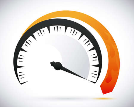 Speed design over white background, vector illustration.