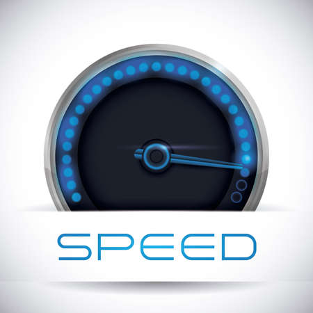 Speed design over white background, vector illustration.のイラスト素材