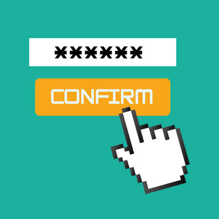 security system design over green background, vector illustrationのイラスト素材