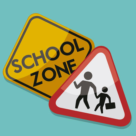 Road design over blue background, vectori llustration.のイラスト素材