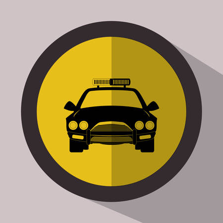 justice icon design over purple background, vector illustrationのイラスト素材