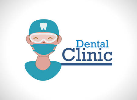 dental care design over white background, vector illustrationのイラスト素材