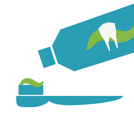 dental care design over white background, vector illustrationのイラスト素材