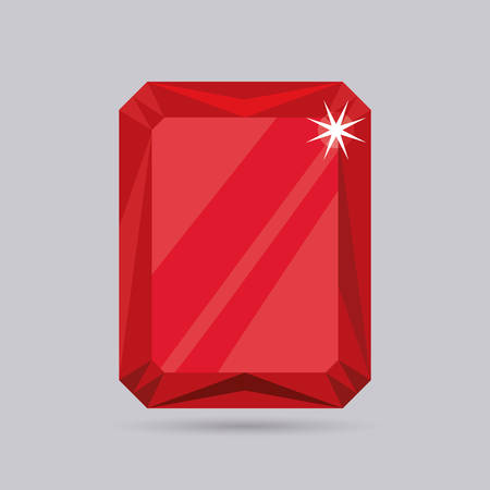 Diamond design over white background, vector illustration.のイラスト素材