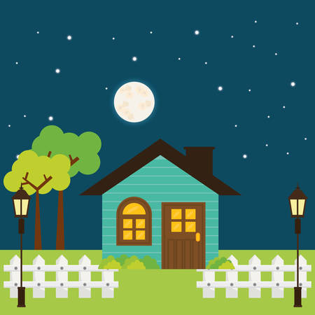 House design over white background, vector illustration.のイラスト素材