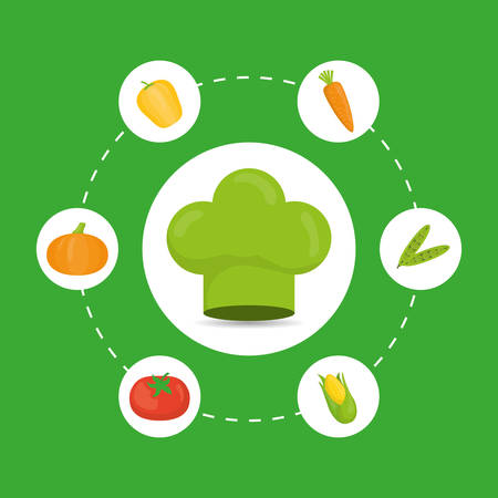 Vegan Food digital design, vector illustration eps 10.のイラスト素材