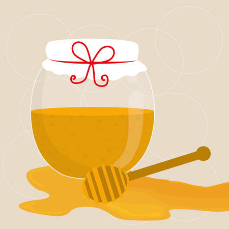 Honey digital design, vector illustration eps 10.のイラスト素材