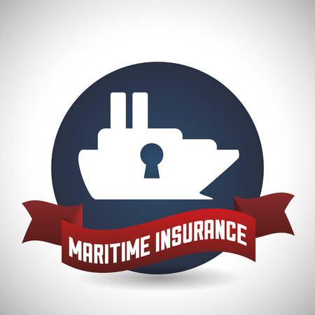 Insurance design over white background, vector illustrationのイラスト素材