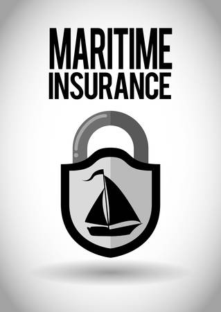 Insurance design over white background, vector illustrationのイラスト素材