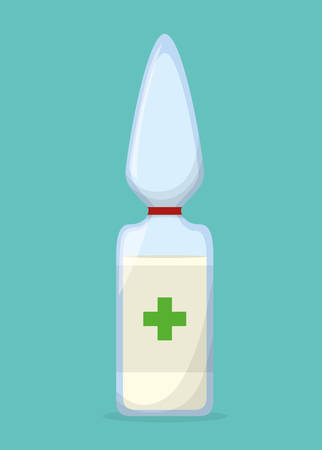 Medical design over blue background, vector illustrationのイラスト素材