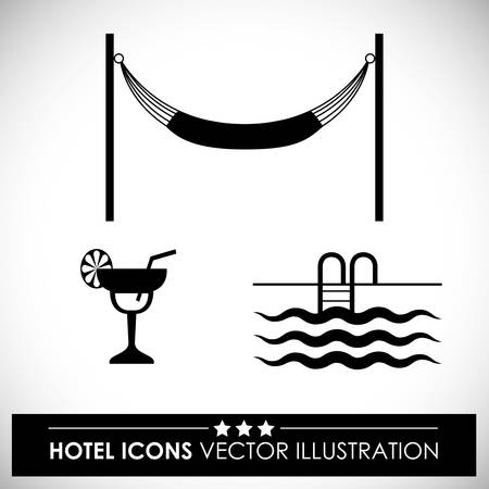 Hotel digital design, vector illustration eps 10.のイラスト素材