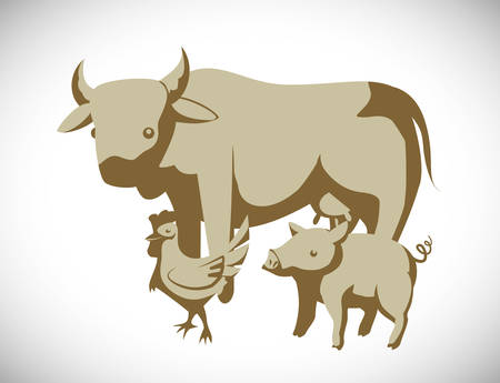 Farm Fresh digital design, vector illustration 10 eps graphicのイラスト素材