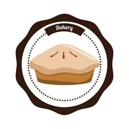 Sweet food design over white background, vector illustrationのイラスト素材