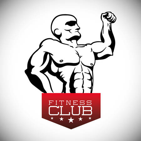 Healthy lifestyle  over white background, vector illustrationのイラスト素材