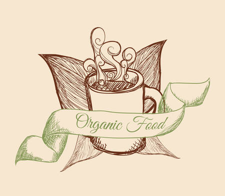 Natural product digital design, vector illustration eps 10.のイラスト素材