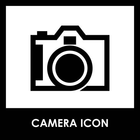 Camera design over white background, vector illustration