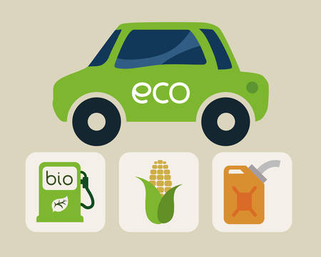 Green energy design, vector illustration  のイラスト素材