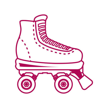 Skates digital design, vector illustration のイラスト素材