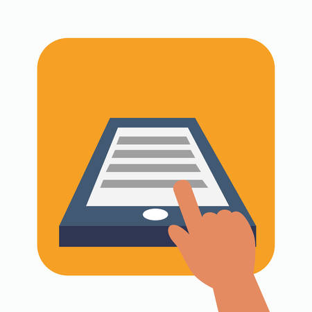 Ebook digital design, vector illustration 10 eps graphicのイラスト素材