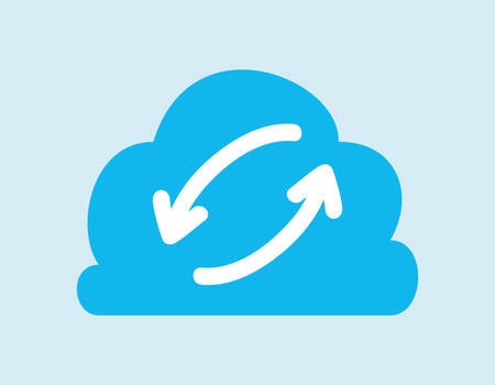 Cloud Computing digital design, vector illustration 10 eps graphicのイラスト素材