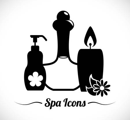 Spa icons digital design, vector illustration 10 eps graphicのイラスト素材