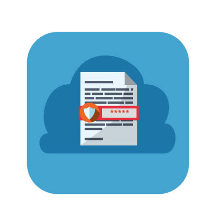 Cloud Computing digital design, vector illustration 10 eps graphicのイラスト素材