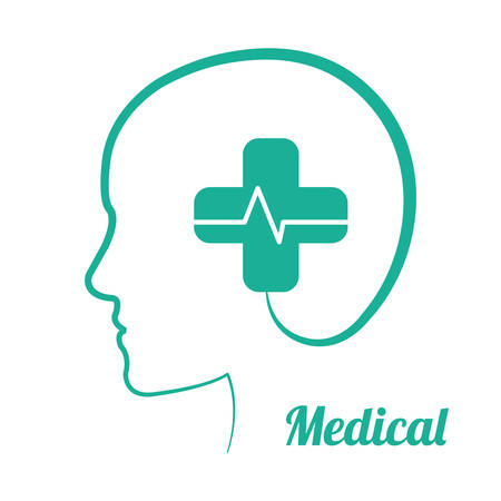 Medical digital design, vector illustration eps 10.のイラスト素材