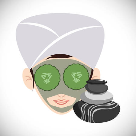 Spa Center design, vector illustration 10 eps graphicのイラスト素材