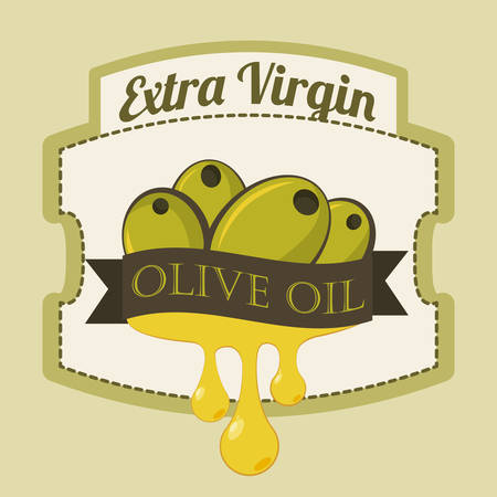 Olive Oil digital design, vector illustration 10 eps graphicのイラスト素材