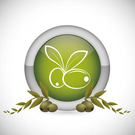 Olive Oil digital design, vector illustration 10 eps graphicのイラスト素材