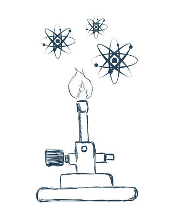 Science digital design, vector illustration 10 eps graphicのイラスト素材