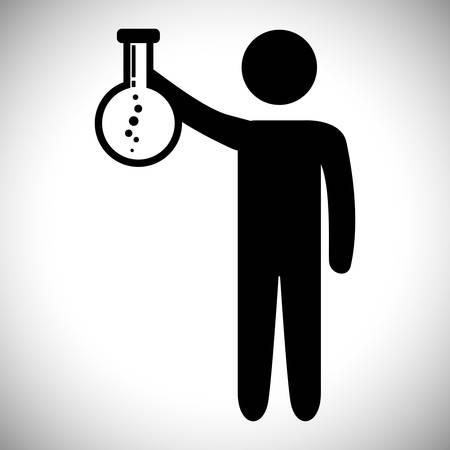 Science digital design, vector illustration 10 eps graphicのイラスト素材