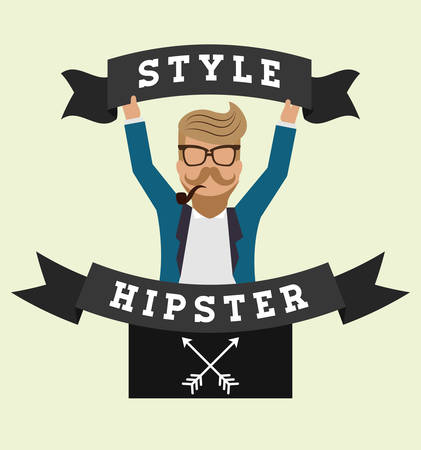 Hipster Style digital design, vector illustration 10 eps graphicのイラスト素材