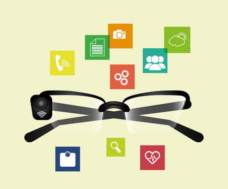Wearable Technology digital designのイラスト素材