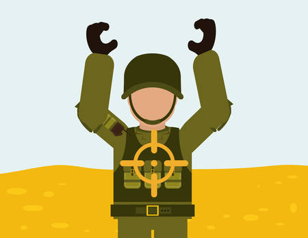 Military Armed Forces digital design, vector illustration 10 eps graphicのイラスト素材