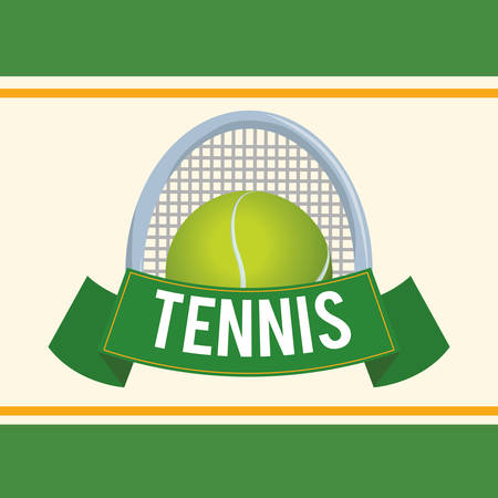 Tennis digital design, vector illustration 10 eps graphicのイラスト素材