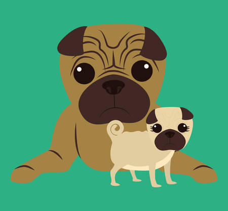 PetÂ´s love digital design, vector illustration 10 eps graphicのイラスト素材
