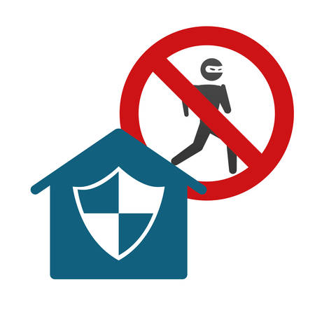 Home Insurance digital design, vector illustration 10 eps graphicのイラスト素材