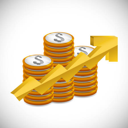 Investment digital design, vector illustration 10 eps graphicのイラスト素材