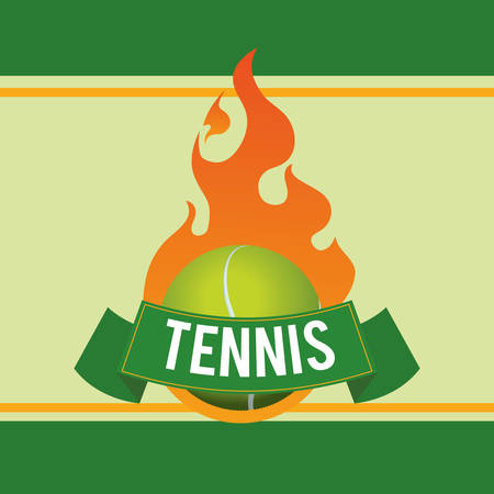 Tennis digital design, vector illustration 10 eps graphicのイラスト素材