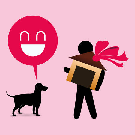 Pet care digital design, vector illustration 10 eps graphicのイラスト素材