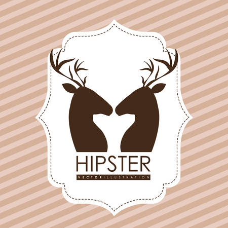 Hipster Style digital design, vector illustration 10 eps graphicのイラスト素材